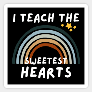 I Teach The Sweetest Hearts Magnet